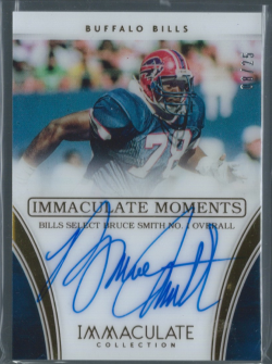   2016 Immaculate Collection Bruce Smith Autograph