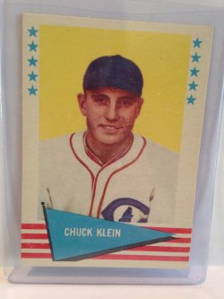 1961 Fleer  Chuck Klein