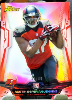 2014 Topps Finest Austin Seferian-Jenkins Rookie Red Refractor