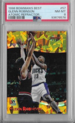 1998-99 Bowmans Best Atomic Refractors Glenn Robinson #ed 71/100