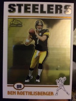 Ben Roethlisberger Signed 2004 Topps Chrome #166 RC (BGS