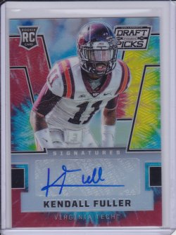    Kendall Fuller 2016 Panini Prizm Draft Picks Autographs Prizms Tie Dyed /49