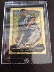2013 Bowman Chrome Kyle Crick Mini-Superfractor