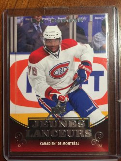 2010 Upper Deck Series One Young Guns (French) PK Subban #231