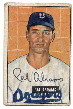 1951 Bowman 1951 Cal Abrams 5/24/25