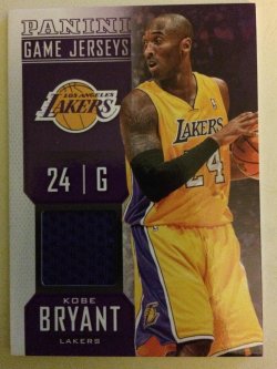 2013 Panini Panini Basketball Kobe Bryant Game Jerseys