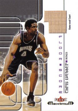 2001-02 Fleer Maximum Floor Score Court Chris Webber