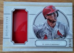 2017 Topps Definitive Collection Stephen Piscotty - G.U. Helmet -  # 09/50
