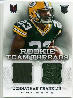 2013 Panini Momentum Rookie Team Threads Combo Material Johnathan Franklin
