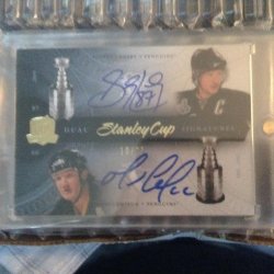 2012 Upper Deck The Cup Sid/Mario duel auto 