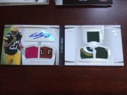 Eddie Lacy booklet topps prime patches auto SICK PULL!!!!