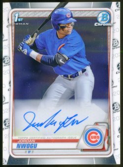 2020 Bowman Chrome Draft Autographs Jordan Nwogu