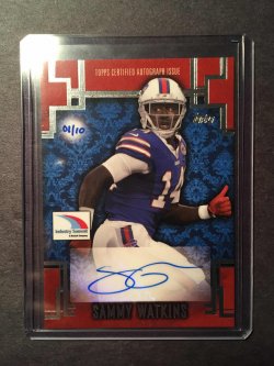 2015 Topps Las Vegas Industry Summit #LV-SW Sammy Watkins "Autograph" (01/10)