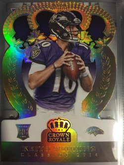 2014 Panini Crown Royale Gold Holofoil #103 Keith Wenning