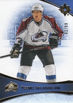 2022/23 Upper Deck Ultimate Collection Blue Selanne