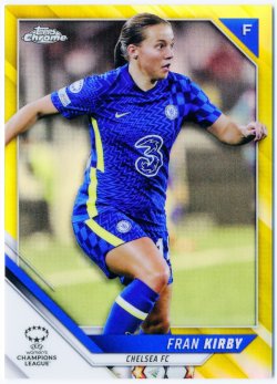 2021-22 Topps Chrome UEFA Womens Champions League Gold Refractor Fran Kirby