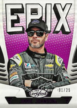 2018 Panini Certified Racing (purple) Jimmie Johnson