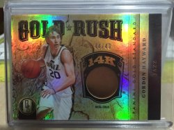 2012 Panini Gold Standard Gordon Hayward Gold Rush