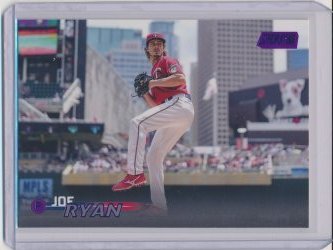    Joe Ryan 2023 Stadium Club Purple Foil /75