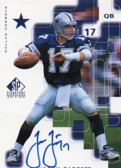 1999 Upper Deck SP Signature Series Jason Garrett Auto