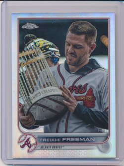   Freddie Freeman 2022 Topps Chrome Photo Variations Refractor (trophy)