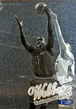 1997-98  Ultra Platinum Medallion Chris Webber #ed 51/100