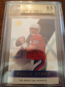 2000 Upper Deck SPx Tom Brady RC