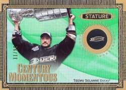 2019/20 Upper Deck Stature Century Momentous Green Selanne