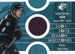 2002/03  SPx Milestones Selanne