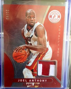 2012 Panini Totally Certified Totally Red Prime Joel Anthony