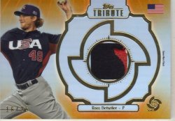 2013 Topps Tribute WBC Edition  ROSS DETWEILER Orange Refractor Patch /25