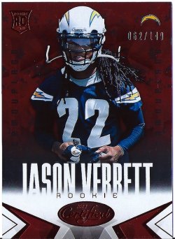 2014 Leaf Certified Camouflage Rookie Jason Verrett