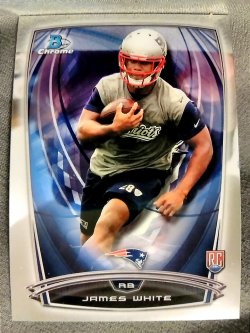 2014 Bowman Chrome James White Rookie Base