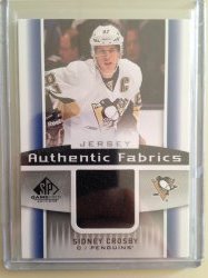 2013/14 Upper Deck Sp game used Sidney Crosby Authentic Fabrics af-sc