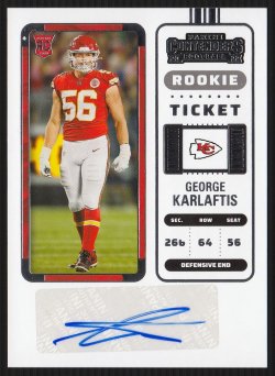 2022 Panini Contenders George Karlaftis