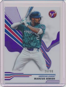    Marcus Semien 2024 Topps Pristine Purple Refractor /99