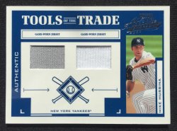 2004 Playoff Absolute Tools of the Trade Combo #98 Mike Mussina Jersey Home and Away