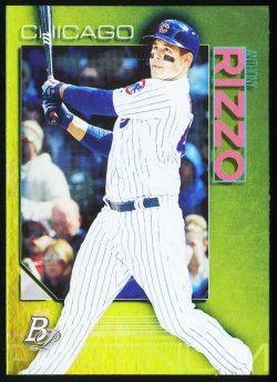 2020 Bowman Platinum Chartreuse Anthony Rizzo
