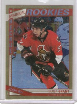 2013 Upper Deck O PEE CHEE Derek Grant Rainbow Rookie
