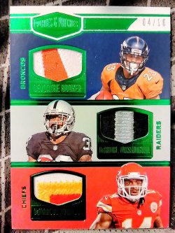 : Cody Latimer Rookie Triple Materials NFL Gear Serial