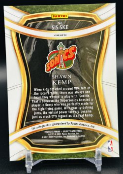 2020-21 Panini Select Shawn Kemp