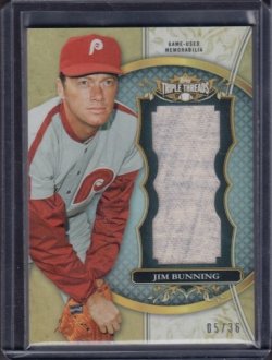 2013 Topps Triple Threads Jim Bunning Relic