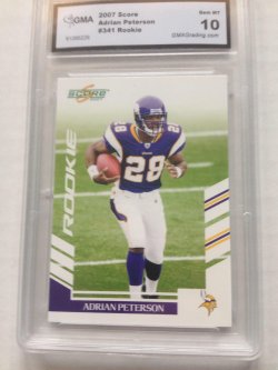 2007 Score  Adrian Peterson rookie