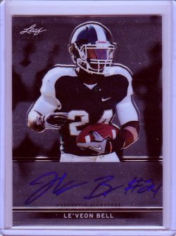    Bell, LeVeon - 2013 Leaf Metal Draft Autograph Rookie