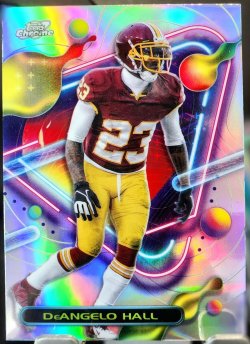 2023 Topps Composite Cosmic Chrome Football DeAngelo Hall Refractor