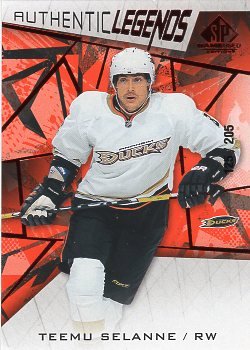 2021/22  SP Game Used Red Fragment Selanne (Authentic Legends)