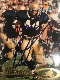 Brady Quinn Autograph Notre Dame Upper Deck 2007 SPX Endorsements Rookie  Card