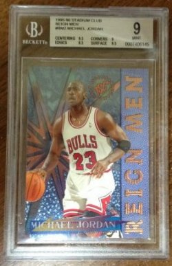 1995 Topps Stadium Club Michael Jordan Reign Men Insert