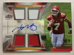 2014  Topps Prime Aaron Murray Quad Jersey Auto