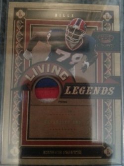    2010 Crown Royale Bruce Smith Living Legends 3Clr Patch